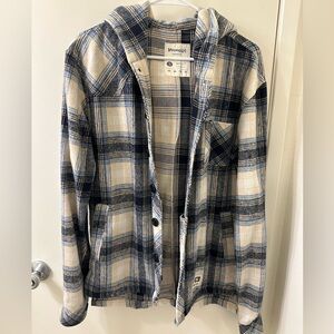 YoungLA Blue and Cream Plaid Jacket